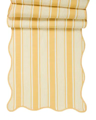 Juliska Cabana Stripe Table Runner, 18" x 90" | Thumbnail 1 Juliska Cabana Stripe Table Runner, 18" x 90" | Thumbnail 1