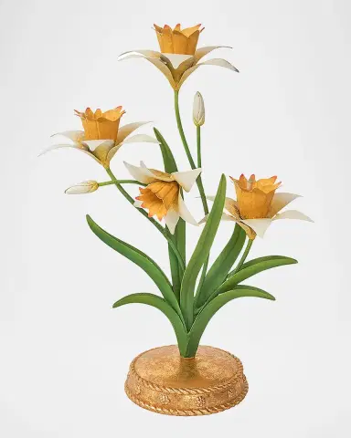 Juliska Meadow Walk Iris 14" Centerpiece Candelabra | Thumbnail 2 Juliska Meadow Walk Iris 14" Centerpiece Candelabra | Thumbnail 2