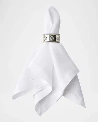 Juliska Berry & Thread Silver Napkin Ring, Set of 4 | Thumbnail 2 Juliska Berry & Thread Silver Napkin Ring, Set of 4 | Thumbnail 2