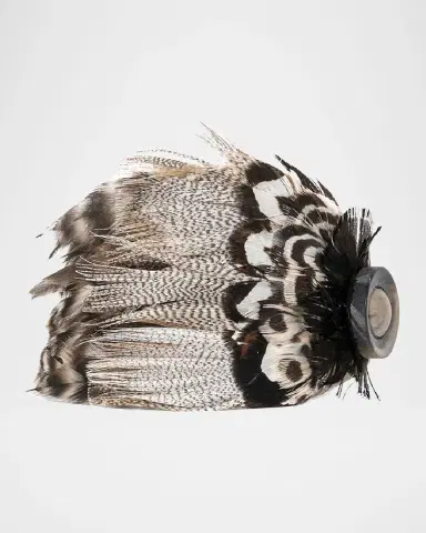 Juliska Feather Napkin Rings, Set of 4 | Thumbnail 3 Juliska Feather Napkin Rings, Set of 4 | Thumbnail 3