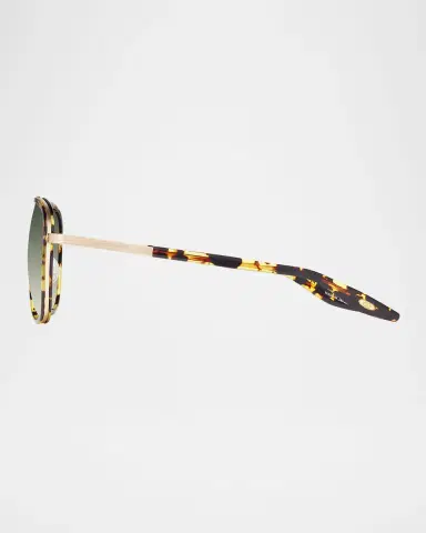 Barton Perreira Cani Titanium Aviator Sunglasses | Thumbnail 2 Barton Perreira Cani Titanium Aviator Sunglasses | Thumbnail 2