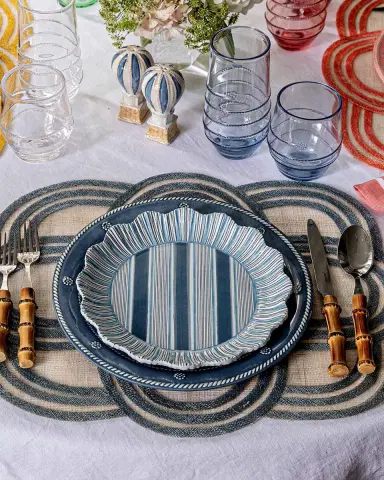 Juliska Cabana Stripe Melamine Dessert/Salad Plates | Thumbnail 6 Juliska Cabana Stripe Melamine Dessert/Salad Plates | Thumbnail 6