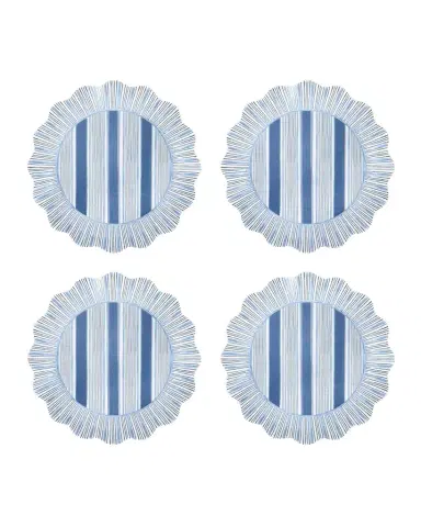 Juliska Cabana Stripe Melamine Dessert/Salad Plates | Thumbnail 1 Juliska Cabana Stripe Melamine Dessert/Salad Plates | Thumbnail 1