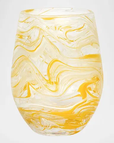 Juliska Puro Marbled Stemless Wine Glass, 15 oz. | Thumbnail 2 Juliska Puro Marbled Stemless Wine Glass, 15 oz. | Thumbnail 2