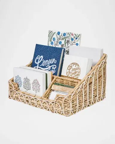 Juliska Provence Rattan Stationary Holder | Thumbnail 2 Juliska Provence Rattan Stationary Holder | Thumbnail 2