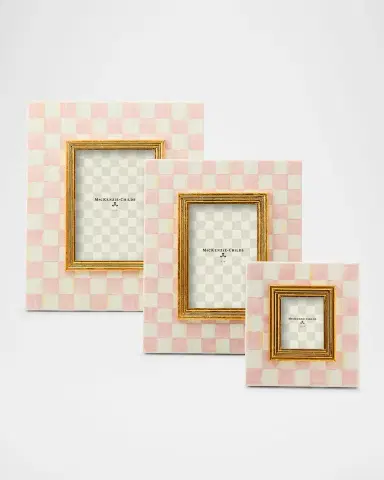 MacKenzie-Childs Rosy Check Picture Frame | Thumbnail 2 MacKenzie-Childs Rosy Check Picture Frame | Thumbnail 2