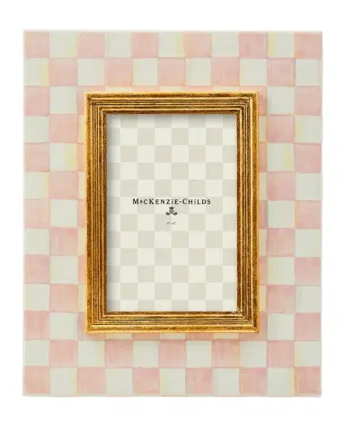 MacKenzie-Childs Rosy Check Picture Frame | Thumbnail 1 MacKenzie-Childs Rosy Check Picture Frame | Thumbnail 1