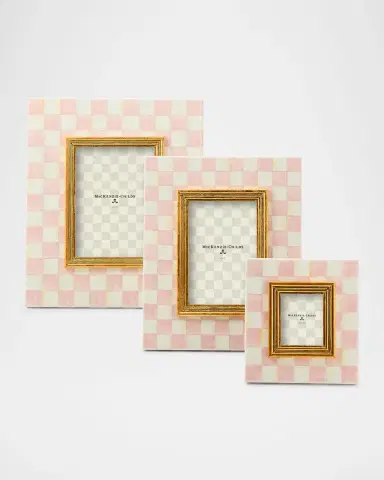 MacKenzie-Childs Rosy Check Picture Frame | Thumbnail 2 MacKenzie-Childs Rosy Check Picture Frame | Thumbnail 2