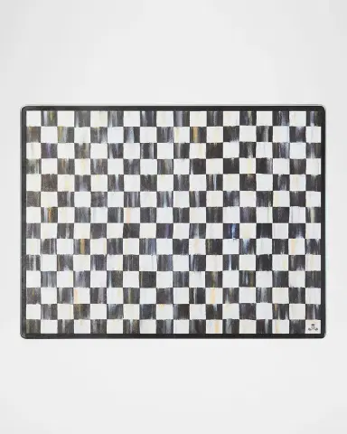MacKenzie-Childs Courtly Check Glass Cutting Boards, Set of 2 | Thumbnail 2 MacKenzie-Childs Courtly Check Glass Cutting Boards, Set of 2 | Thumbnail 2