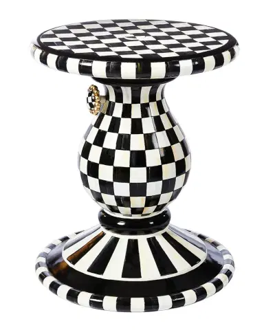 MacKenzie-Childs Outdoor Courtly Umbrella Stand Side Table | Thumbnail 1 MacKenzie-Childs Outdoor Courtly Umbrella Stand Side Table | Thumbnail 1