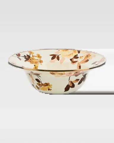 MacKenzie-Childs Wild Rose White Serving Bowl | Thumbnail 2 MacKenzie-Childs Wild Rose White Serving Bowl | Thumbnail 2