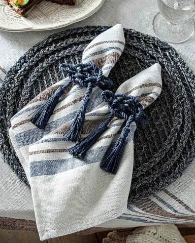 Juliska Mystic Knot Napkin Rings, Set of 4 | Thumbnail 1 Juliska Mystic Knot Napkin Rings, Set of 4 | Thumbnail 1