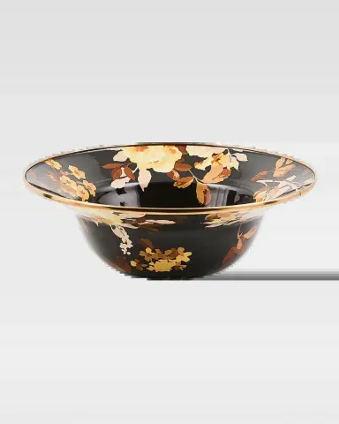MacKenzie-Childs Wild Rose Mocha Serving Bowl | Thumbnail 2 MacKenzie-Childs Wild Rose Mocha Serving Bowl | Thumbnail 2