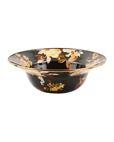 MacKenzie-Childs Wild Rose Mocha Serving Bowl | Thumbnail 1 MacKenzie-Childs Wild Rose Mocha Serving Bowl | Thumbnail 1