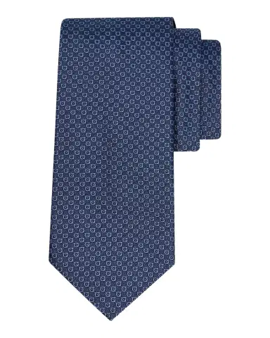 Ferragamo Men's Micro-Gancini Jacquard Silk Tie | Thumbnail 1 Ferragamo Men's Micro-Gancini Jacquard Silk Tie | Thumbnail 1