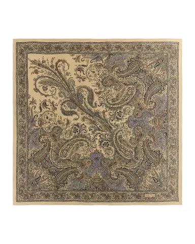 Ralph Lauren Collection Paisley Crepe de Chine Square Scarf | Thumbnail 1 Ralph Lauren Collection Paisley Crepe de Chine Square Scarf | Thumbnail 1