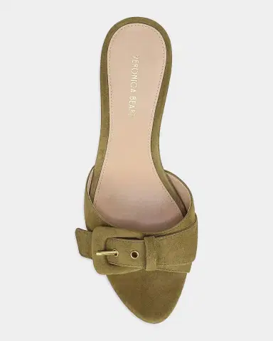 Veronica Beard 65mm Tia Suede Buckle Mules | Thumbnail 3 Veronica Beard 65mm Tia Suede Buckle Mules | Thumbnail 3