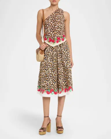 Saloni Madeline Printed One-Shoulder Top | Thumbnail 2 Saloni Madeline Printed One-Shoulder Top | Thumbnail 2