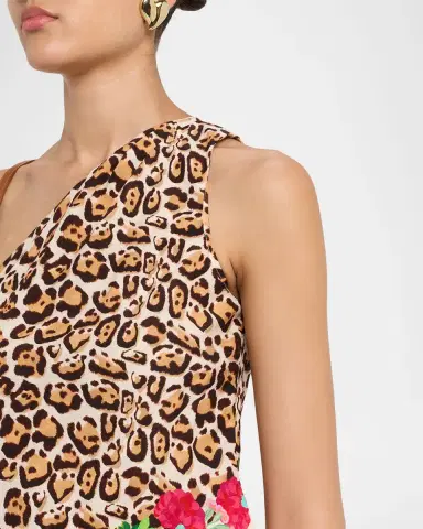 Saloni Madeline Printed One-Shoulder Top | Thumbnail 5 Saloni Madeline Printed One-Shoulder Top | Thumbnail 5
