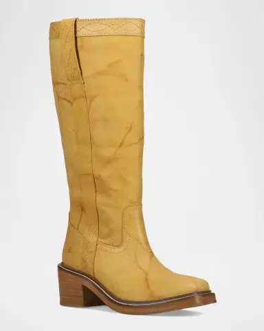 Frye Kate Leather Wide Calf Pull-On Boots | Thumbnail 2 Frye Kate Leather Wide Calf Pull-On Boots | Thumbnail 2