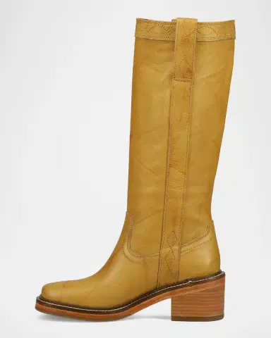 Frye Kate Leather Wide Calf Pull-On Boots | Thumbnail 3 Frye Kate Leather Wide Calf Pull-On Boots | Thumbnail 3