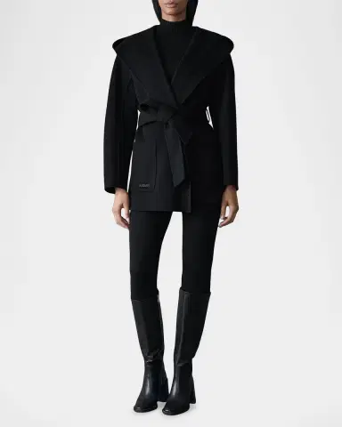 Mackage Paya Double-Face Wool Wrap Coat | Thumbnail 2 Mackage Paya Double-Face Wool Wrap Coat | Thumbnail 2