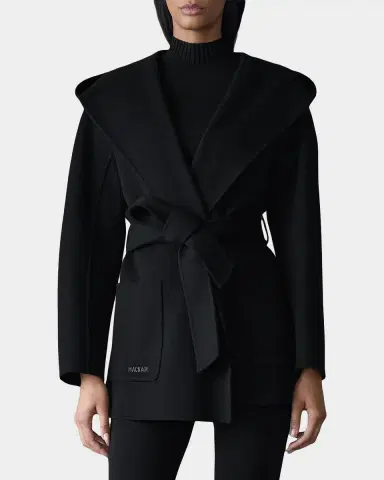 Mackage Paya Double-Face Wool Wrap Coat | Thumbnail 4 Mackage Paya Double-Face Wool Wrap Coat | Thumbnail 4