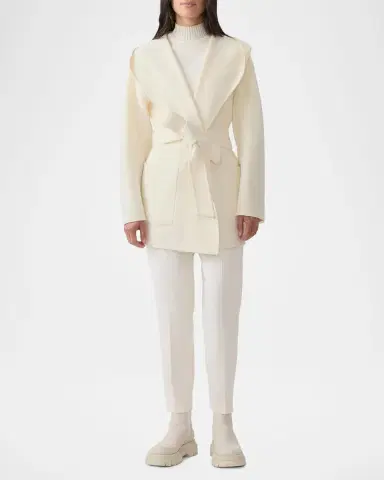 Mackage Paya Double-Face Wool Wrap Coat | Thumbnail 2 Mackage Paya Double-Face Wool Wrap Coat | Thumbnail 2