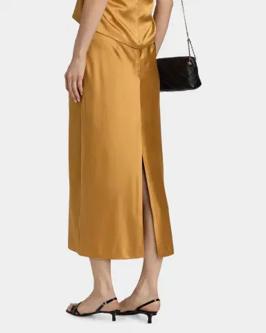 Cinq à Sept Cynthia Silk Midi Skirt | Thumbnail 3 Cinq à Sept Cynthia Silk Midi Skirt | Thumbnail 3