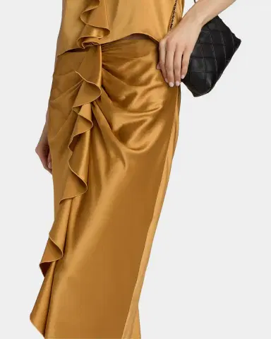 Cinq à Sept Cynthia Silk Midi Skirt | Thumbnail 5 Cinq à Sept Cynthia Silk Midi Skirt | Thumbnail 5