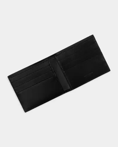 Dolce & Gabbana Men's Monogram Plaque Leather Bifold Wallet | Thumbnail 3 Dolce & Gabbana Men's Monogram Plaque Leather Bifold Wallet | Thumbnail 3