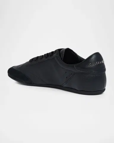 Dolce & Gabbana Men's Lipari Soft Calfskin Low-Top Sneakers | Thumbnail 4 Dolce & Gabbana Men's Lipari Soft Calfskin Low-Top Sneakers | Thumbnail 4