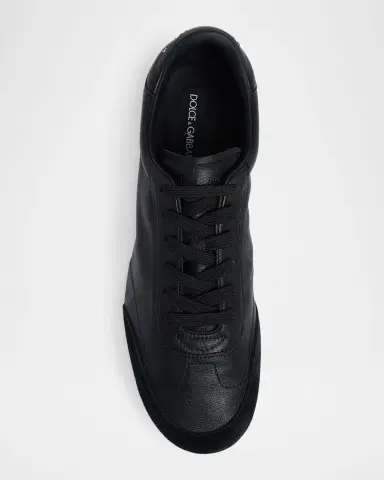 Dolce & Gabbana Men's Lipari Soft Calfskin Low-Top Sneakers | Thumbnail 6 Dolce & Gabbana Men's Lipari Soft Calfskin Low-Top Sneakers | Thumbnail 6