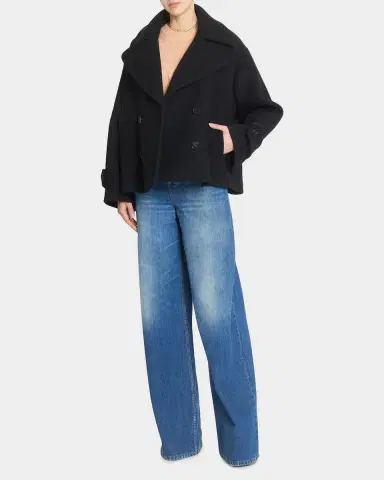 Chloé Double-Breasted Wool Short Coat | Thumbnail 2 Chloé Double-Breasted Wool Short Coat | Thumbnail 2
