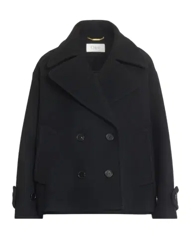 Chloé Double-Breasted Wool Short Coat | Thumbnail 1 Chloé Double-Breasted Wool Short Coat | Thumbnail 1