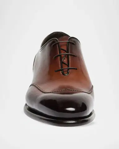 Santoni Men's People Wingtip Leather Oxfords | Thumbnail 4 Santoni Men's People Wingtip Leather Oxfords | Thumbnail 4
