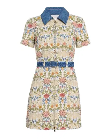 Cinq à Sept Bea Zip-Front Mini Dress | Thumbnail 1 Cinq à Sept Bea Zip-Front Mini Dress | Thumbnail 1