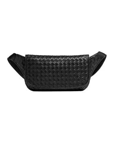 Bottega Veneta Men's Veneto Intrecciato Leather Sling Bag | Thumbnail 1 Bottega Veneta Men's Veneto Intrecciato Leather Sling Bag | Thumbnail 1