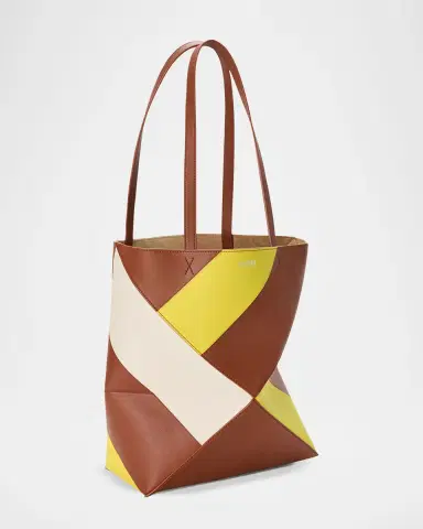 Loewe Puzzle Fold Geometric Colorblock Leather Tote Bag | Thumbnail 3 Loewe Puzzle Fold Geometric Colorblock Leather Tote Bag | Thumbnail 3