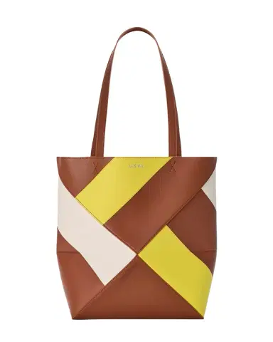 Loewe Puzzle Fold Geometric Colorblock Leather Tote Bag | Thumbnail 1 Loewe Puzzle Fold Geometric Colorblock Leather Tote Bag | Thumbnail 1