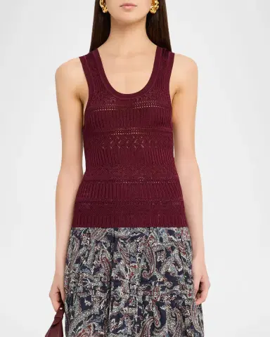 Veronica Beard Sandra Knit Tank Top | Thumbnail 3 Veronica Beard Sandra Knit Tank Top | Thumbnail 3
