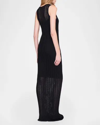 Anine Bing Arie Open-Knit Maxi Dress | Thumbnail 3 Anine Bing Arie Open-Knit Maxi Dress | Thumbnail 3
