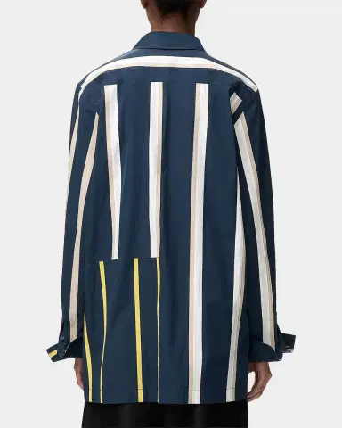 Loewe Stripe Paneled Button-Down Shirt | Thumbnail 3 Loewe Stripe Paneled Button-Down Shirt | Thumbnail 3