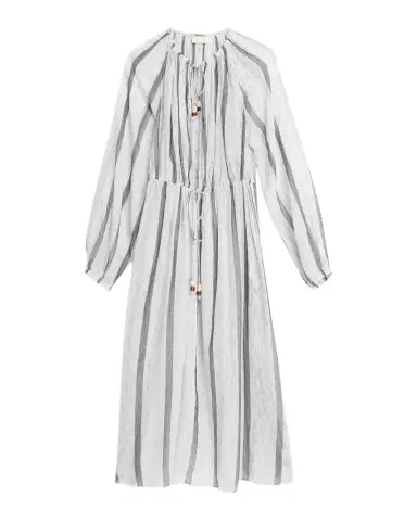 Ulla Johnson Aurora Striped Midi Dress Coverup | Thumbnail 1 Ulla Johnson Aurora Striped Midi Dress Coverup | Thumbnail 1