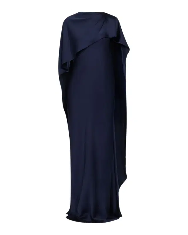 Izel Satin Cape Dress Izel Satin Cape Dress