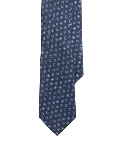 Ralph Lauren Purple Label Men's Geometric-Print Silk Tie | Thumbnail 1 Ralph Lauren Purple Label Men's Geometric-Print Silk Tie | Thumbnail 1