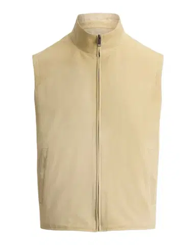 Ralph Lauren Purple Label Men 's Jamison Reversible Suede Vest | Thumbnail 1 Ralph Lauren Purple Label Men 's Jamison Reversible Suede Vest | Thumbnail 1