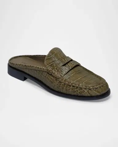 Bernardo Tilda Leather Penny Loafer Mules | Thumbnail 2 Bernardo Tilda Leather Penny Loafer Mules | Thumbnail 2