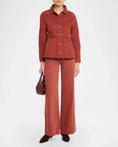 Veronica Beard Anzu Twill Utility Jacket | Thumbnail 2 Veronica Beard Anzu Twill Utility Jacket | Thumbnail 2