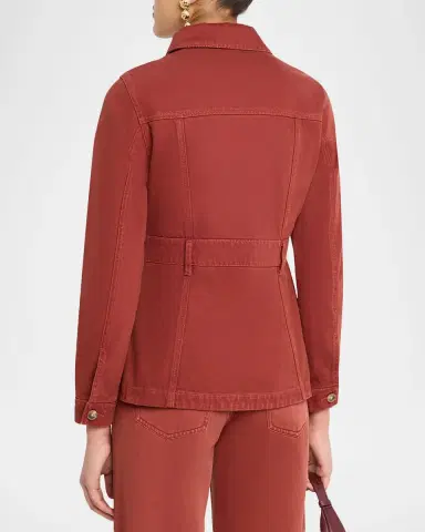 Veronica Beard Anzu Twill Utility Jacket | Thumbnail 3 Veronica Beard Anzu Twill Utility Jacket | Thumbnail 3